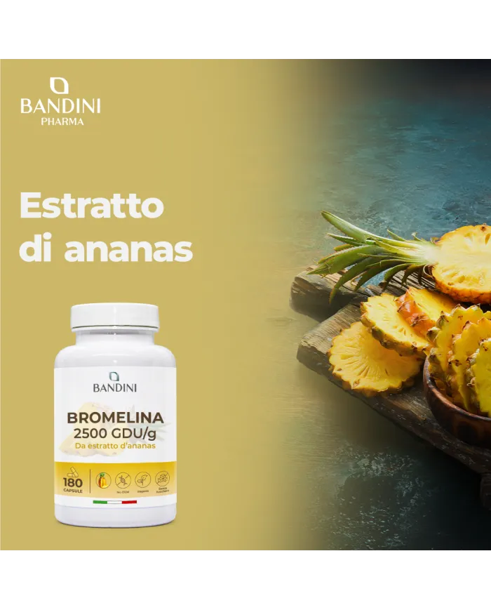 Bromelina - 180 Capsule